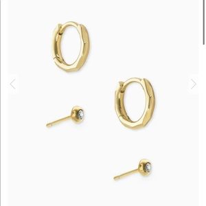Kendra Scott Addison Stud + Huggie Set